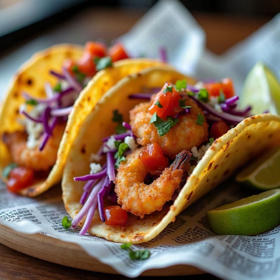 Shrimp Tempura Tacos